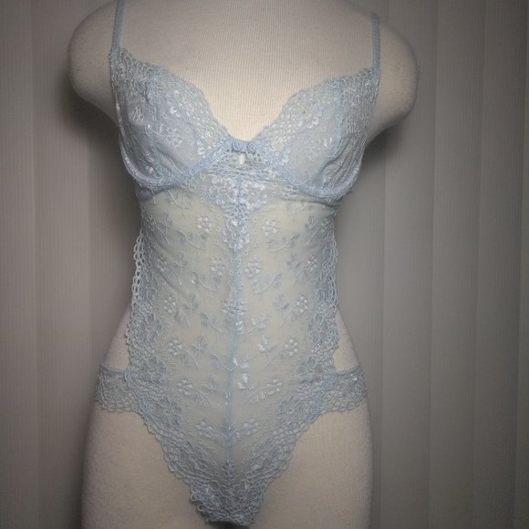 Victoria's Secret Other - VS EMBROIDERED FLORAL LACE TEDDY